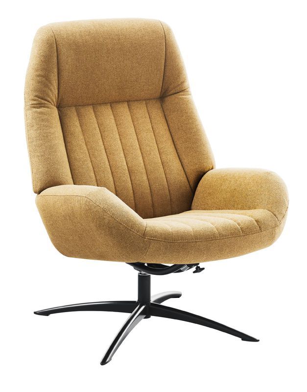 Draaifauteuil Tirona geel