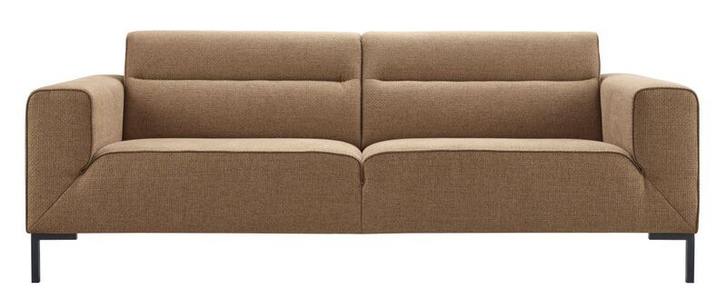 3-Zitsbank Ampara cognac bonell+HR zitting