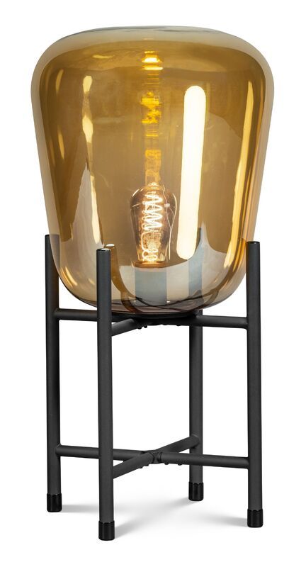 Tafellamp Beltio zwart goud