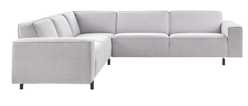 Hoekbank Carolina grijs