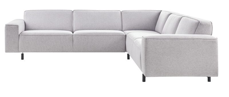 Hoekbank Carolina grijs