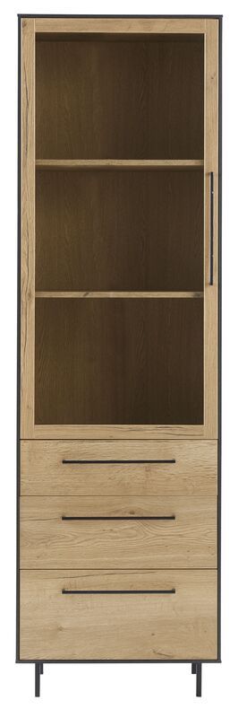 Vitrinekast Larente bruin