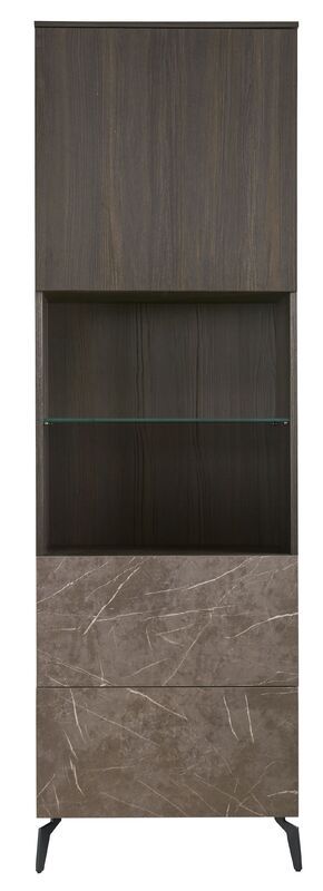 Opbergkast Demano bruin zwart