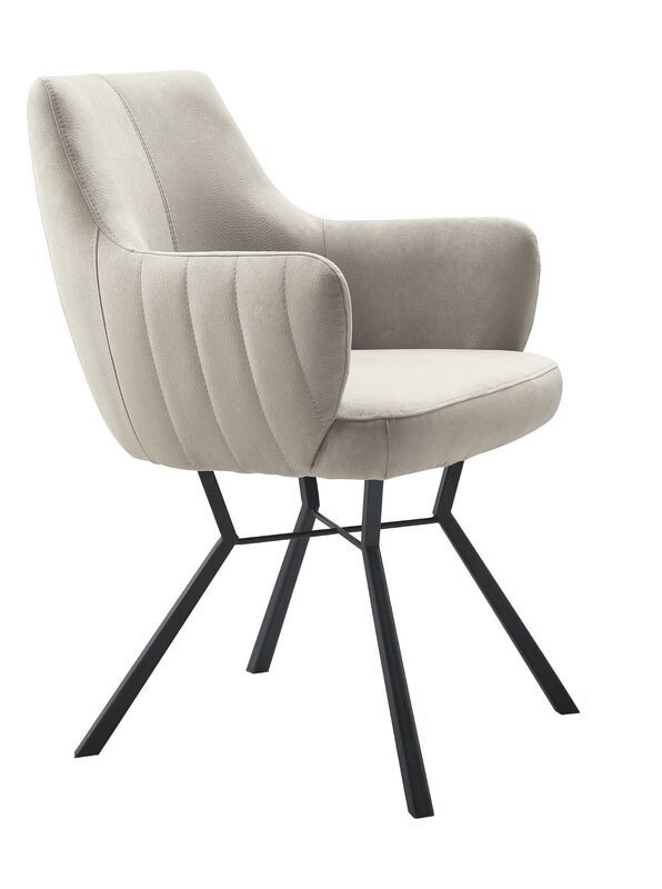 Eetkamerstoel Hiria lichtgrijs