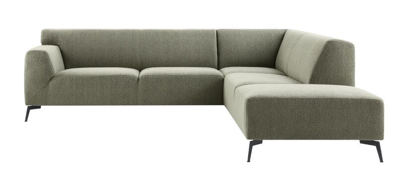 Hoekbank Lorani groen bonell+HR zitting