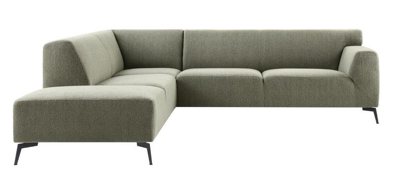 Hoekbank Lorani groen bonell+HR zitting