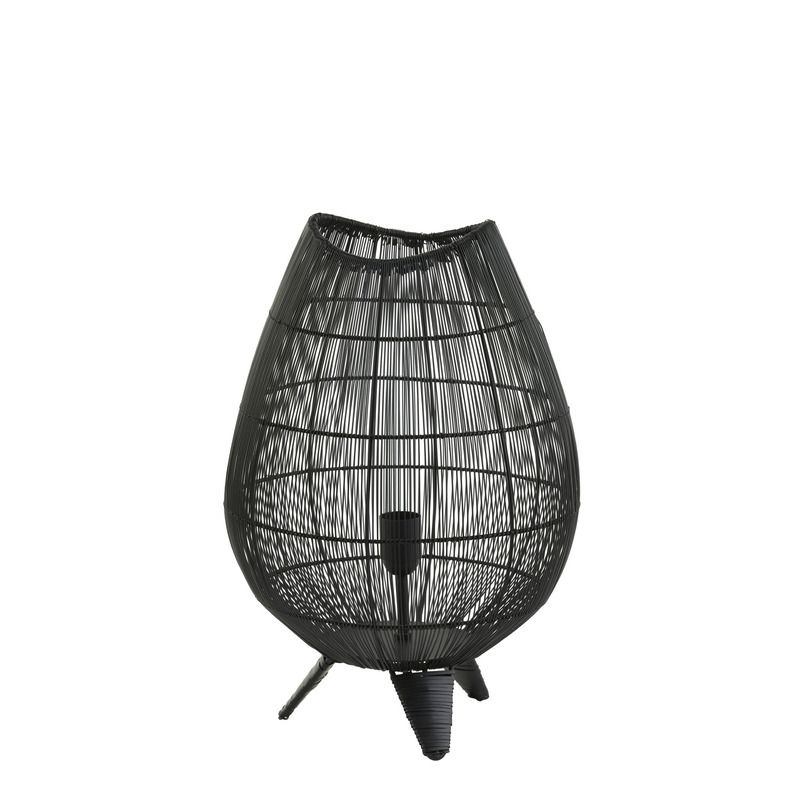 Tafellamp Yumi mat zwart