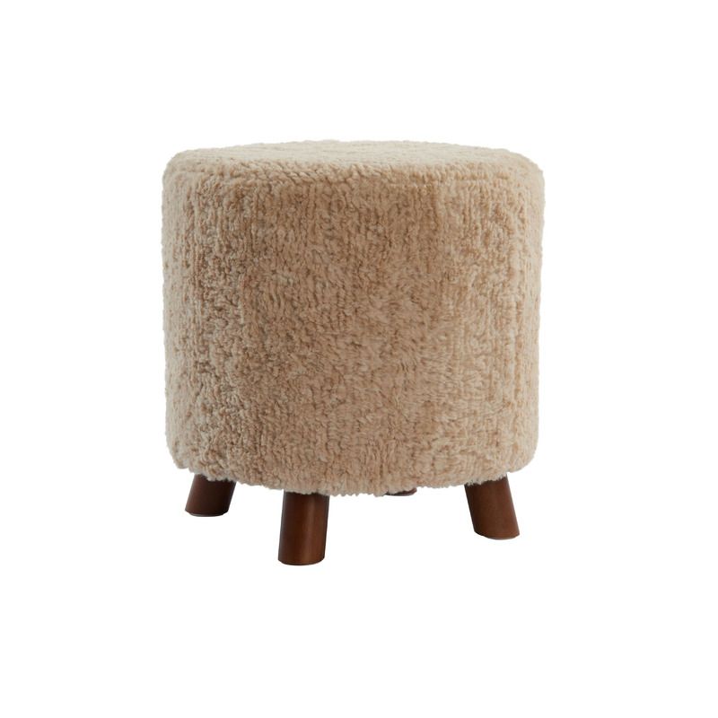 Poef Polly beige bruin