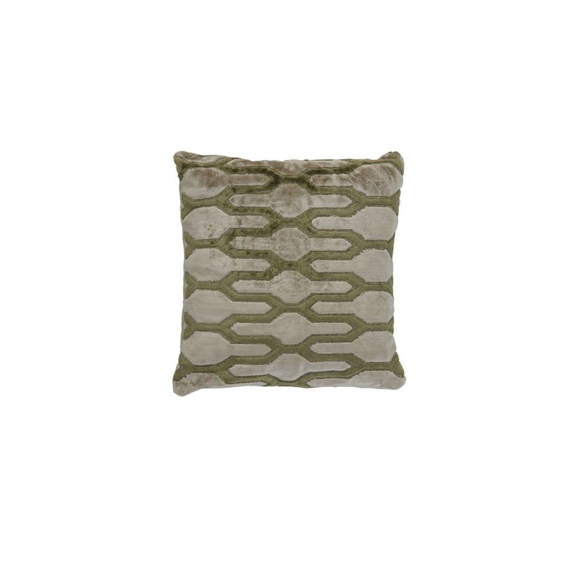 Sierkussen Jembana bruin groen