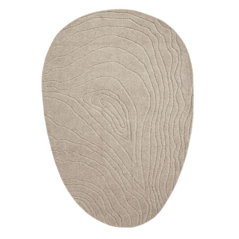 Vloerkleed Pebble beige 190x290cm