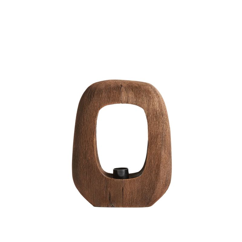 Tafellamp Kelafo small hout choco bruin