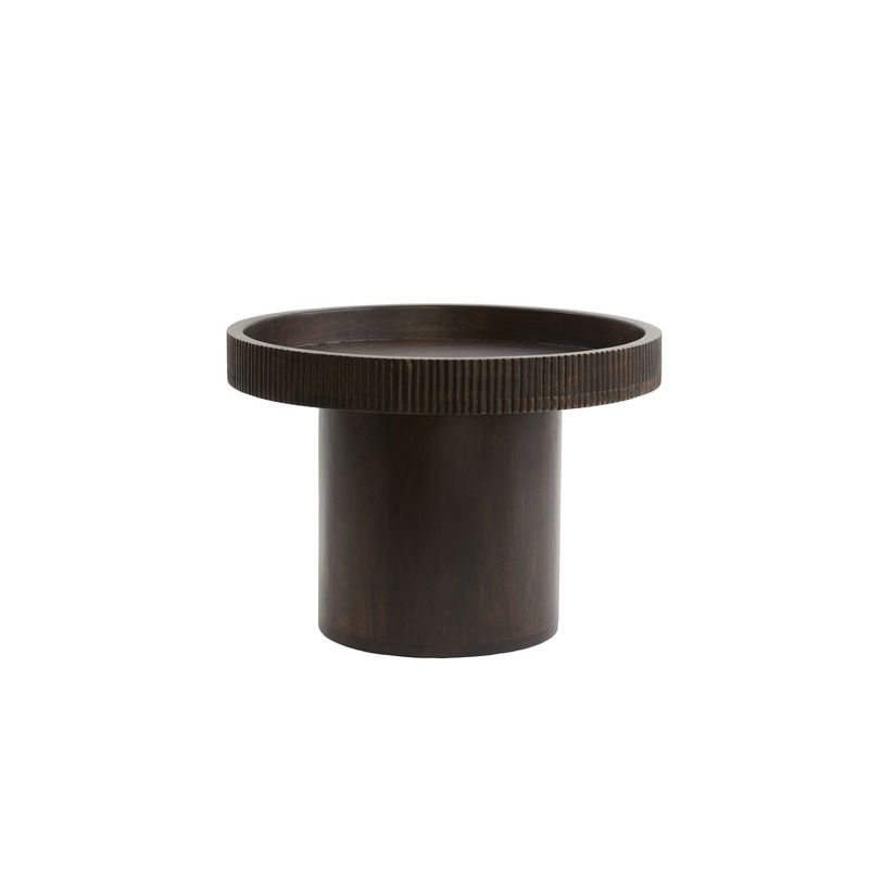 Bijzettafel Kalomo small hout roodbruin