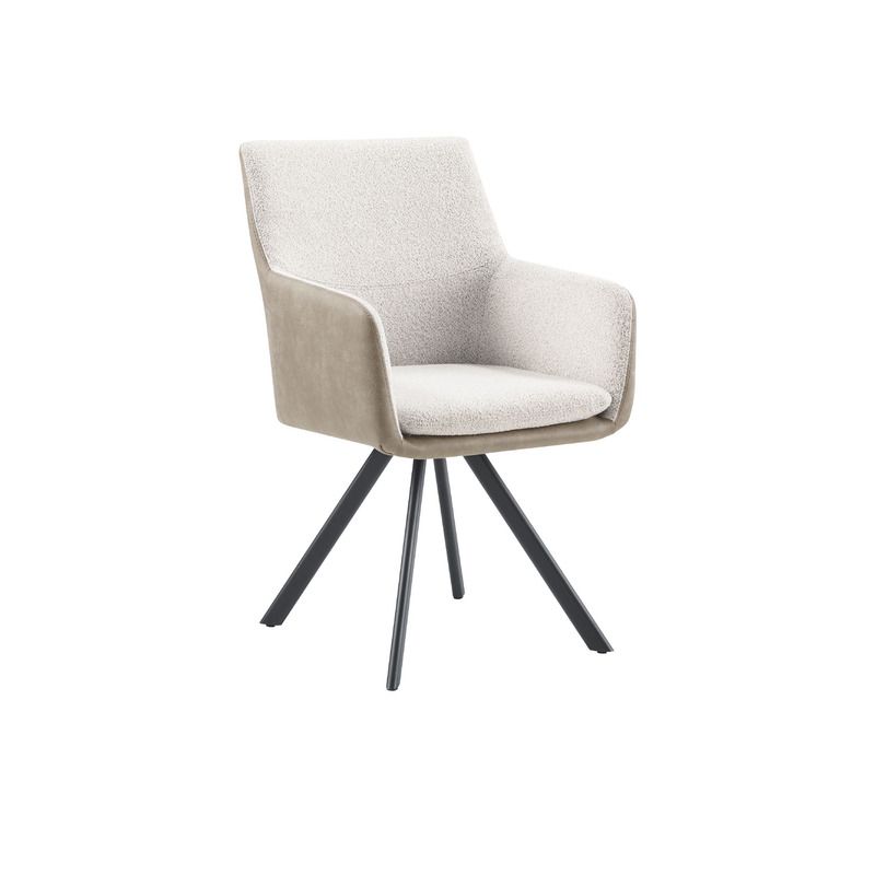 Eetkamerstoel Vigio bruin beige