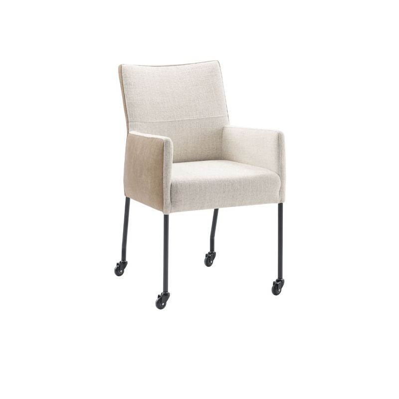 Eetkamerstoel Lanny bruin beige