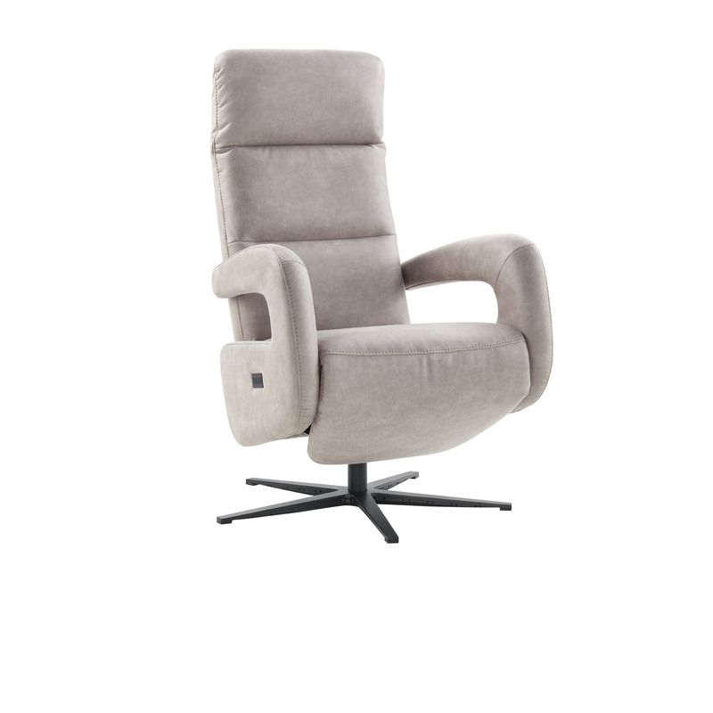 Relaxfauteuil Damario L grijs