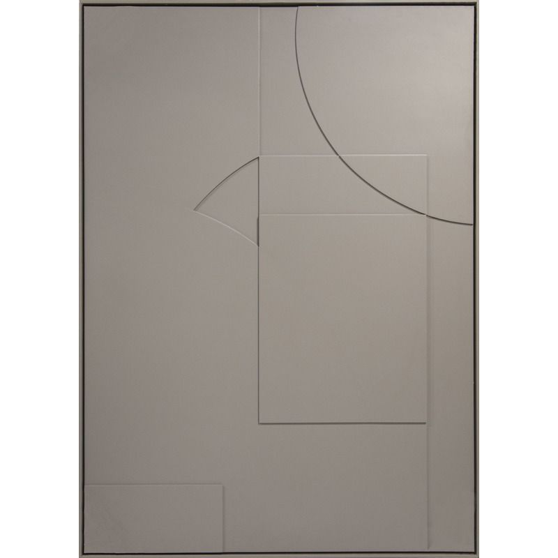 Wanddecoratie Vormen bruin