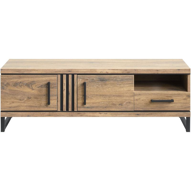 Tv-meubel Gianta houtstructuur sheesham decor