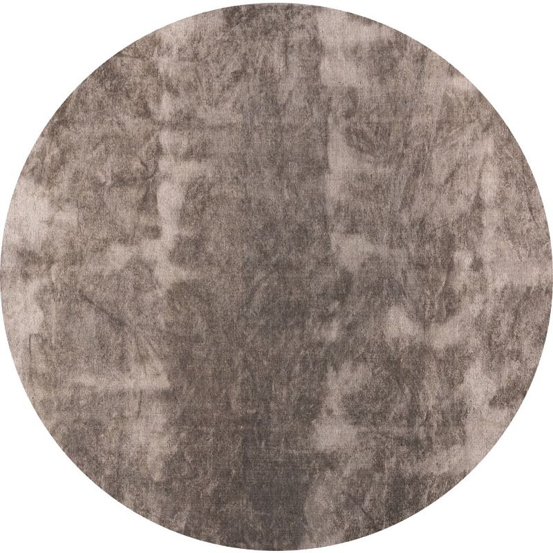 Vloerkleed Ricca bruin rond 240cm