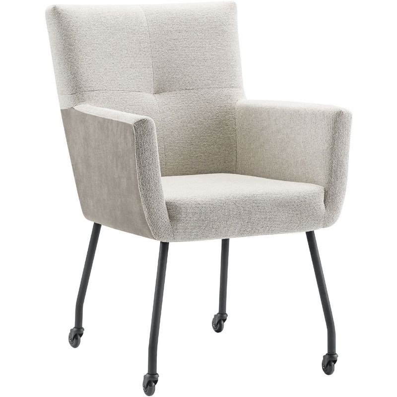 Eetkamerstoel Mento beige grijs