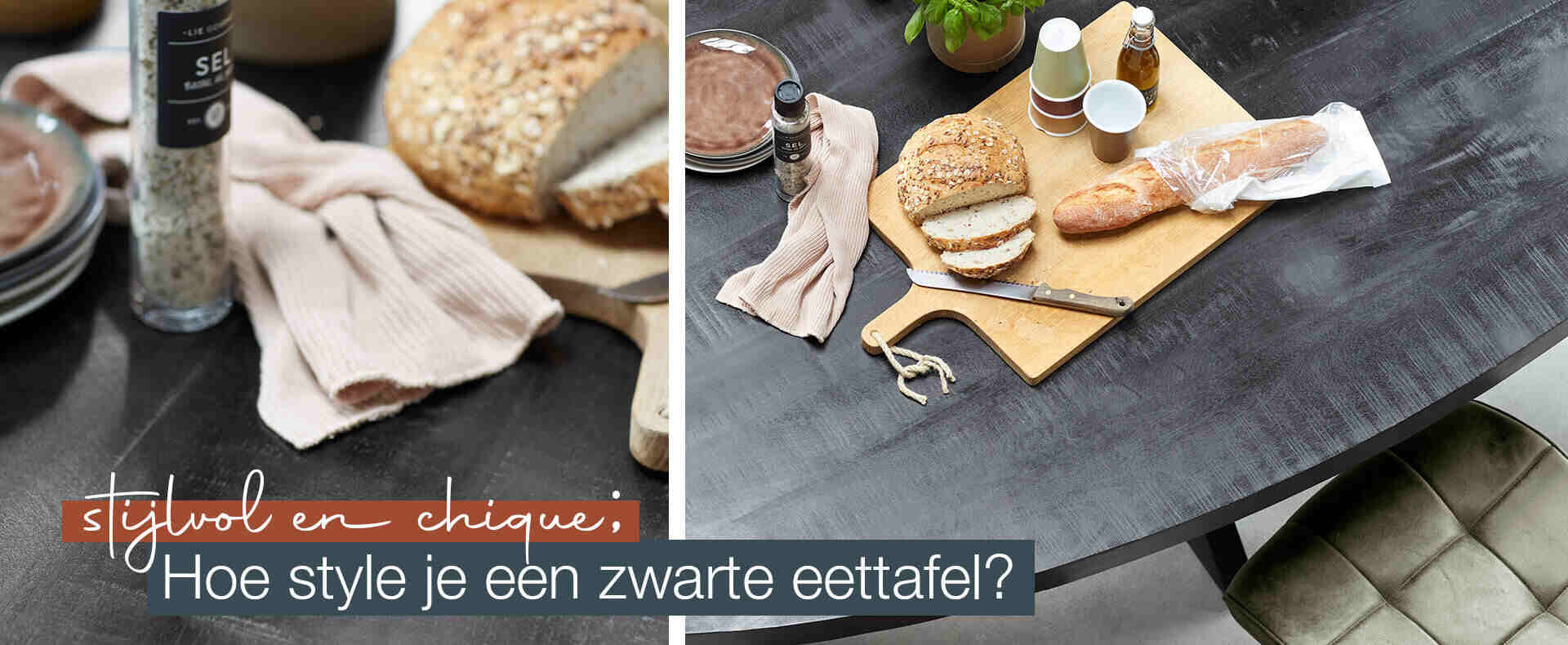 Stijlvol en chique; Hoe style je een zwarte eettafel? 