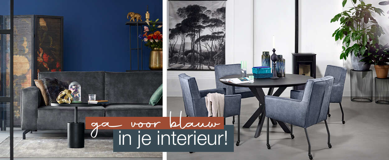 Ga voor blauw in je interieur!