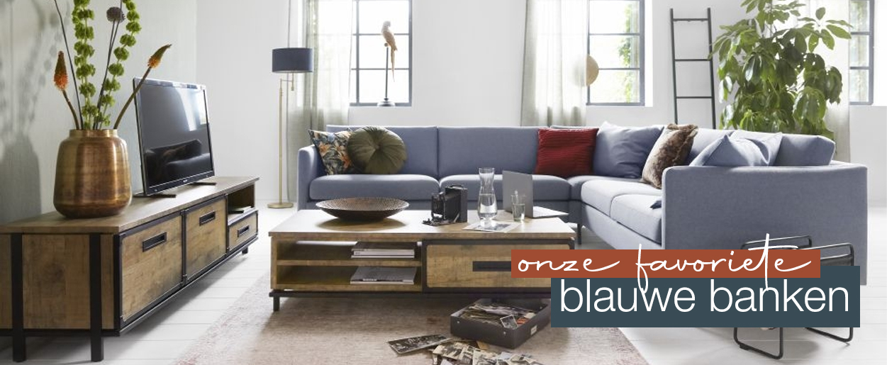 Onze favoriete blauwe banken