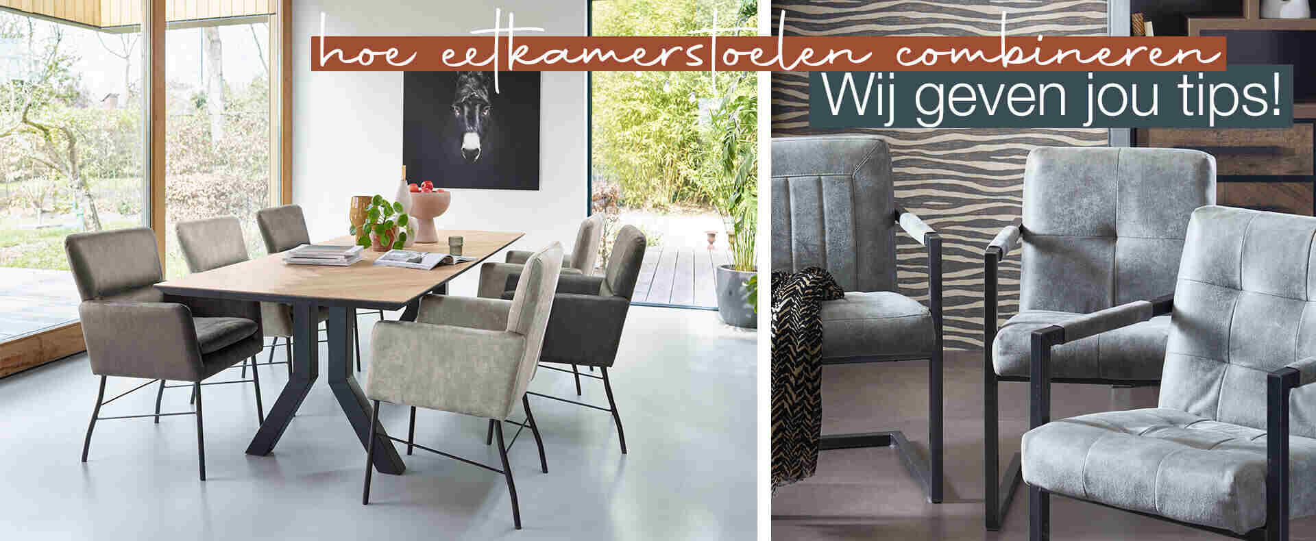 Hoe eetkamerstoelen combineren? Wij geven jou tips!