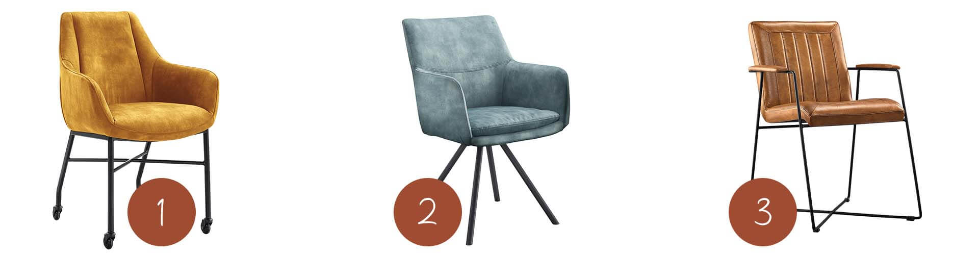 trendy eetkamerstoelen