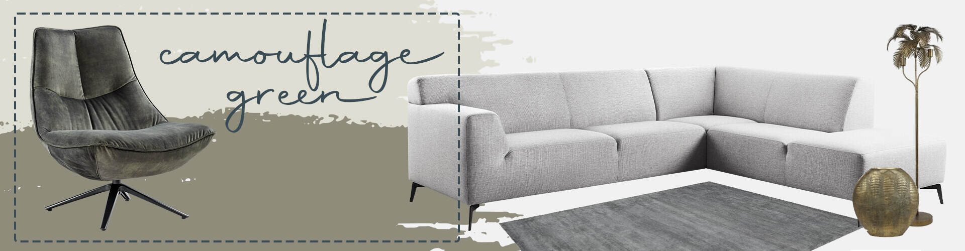 Interieurtrend camouflage green
