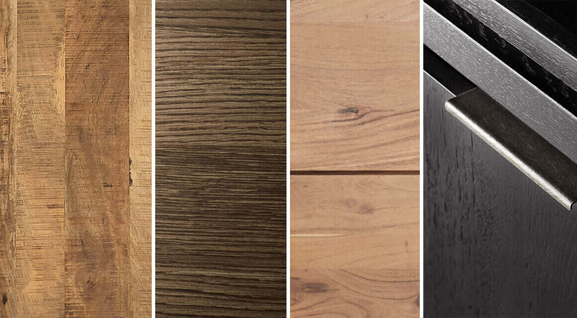 Verschillende houtstructuren