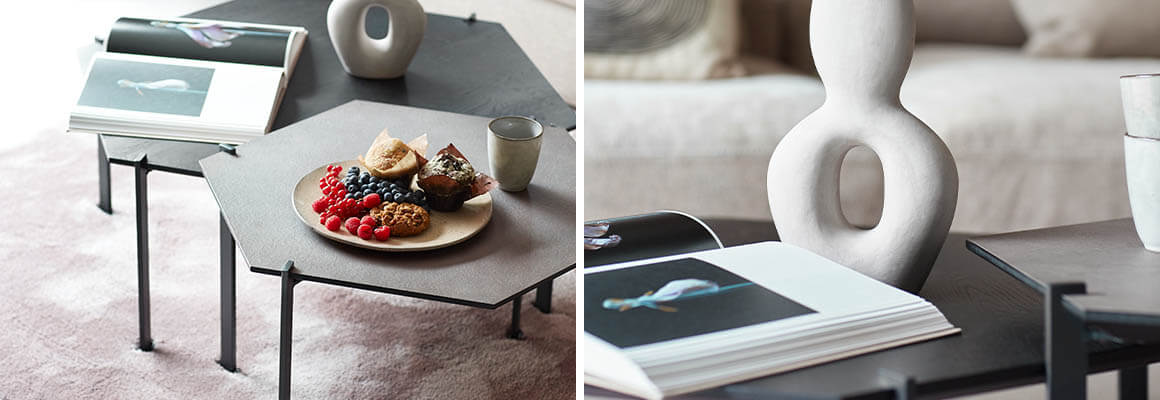 Salontafel trends hexagon octagon