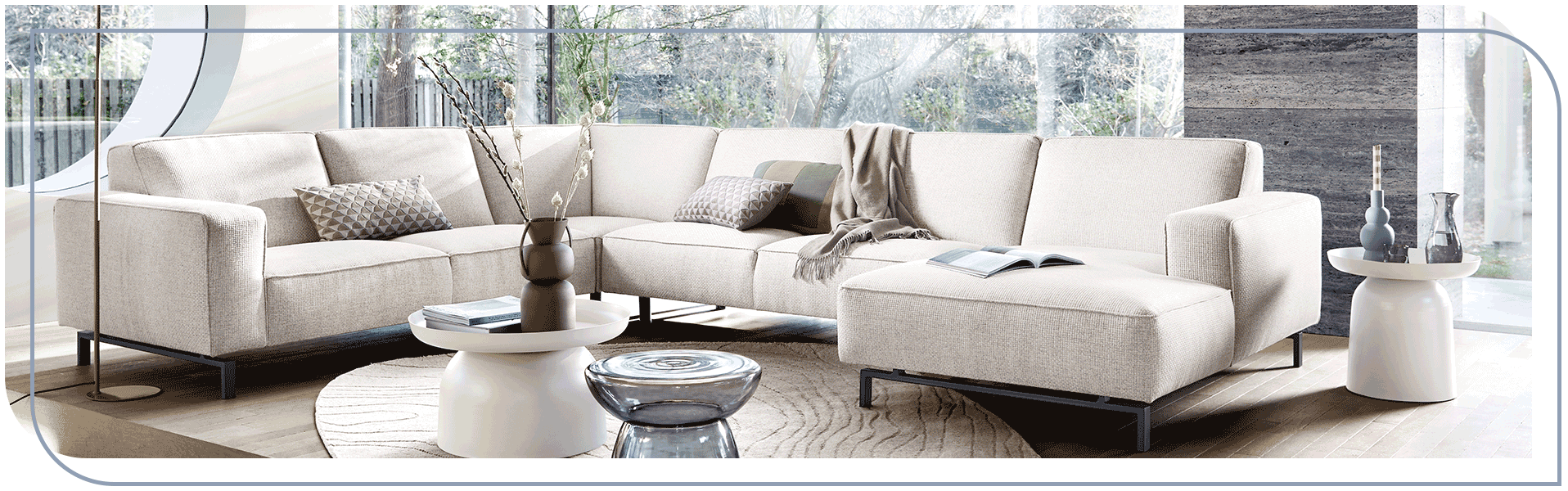 Modern interieur - Hoekbank Virgio - INHOUSE