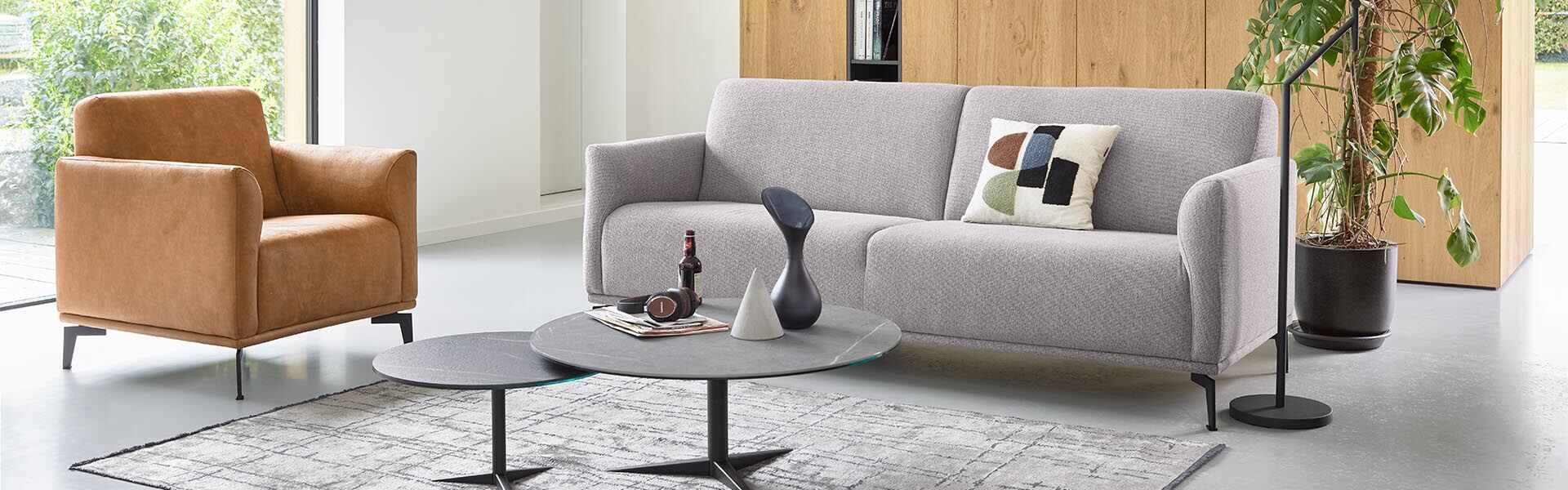 Grijs combineren met bruin