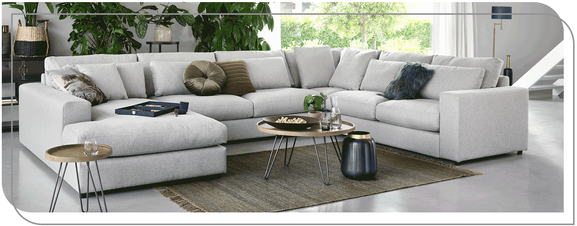 Grote hoekbank Revello - INHOUSE